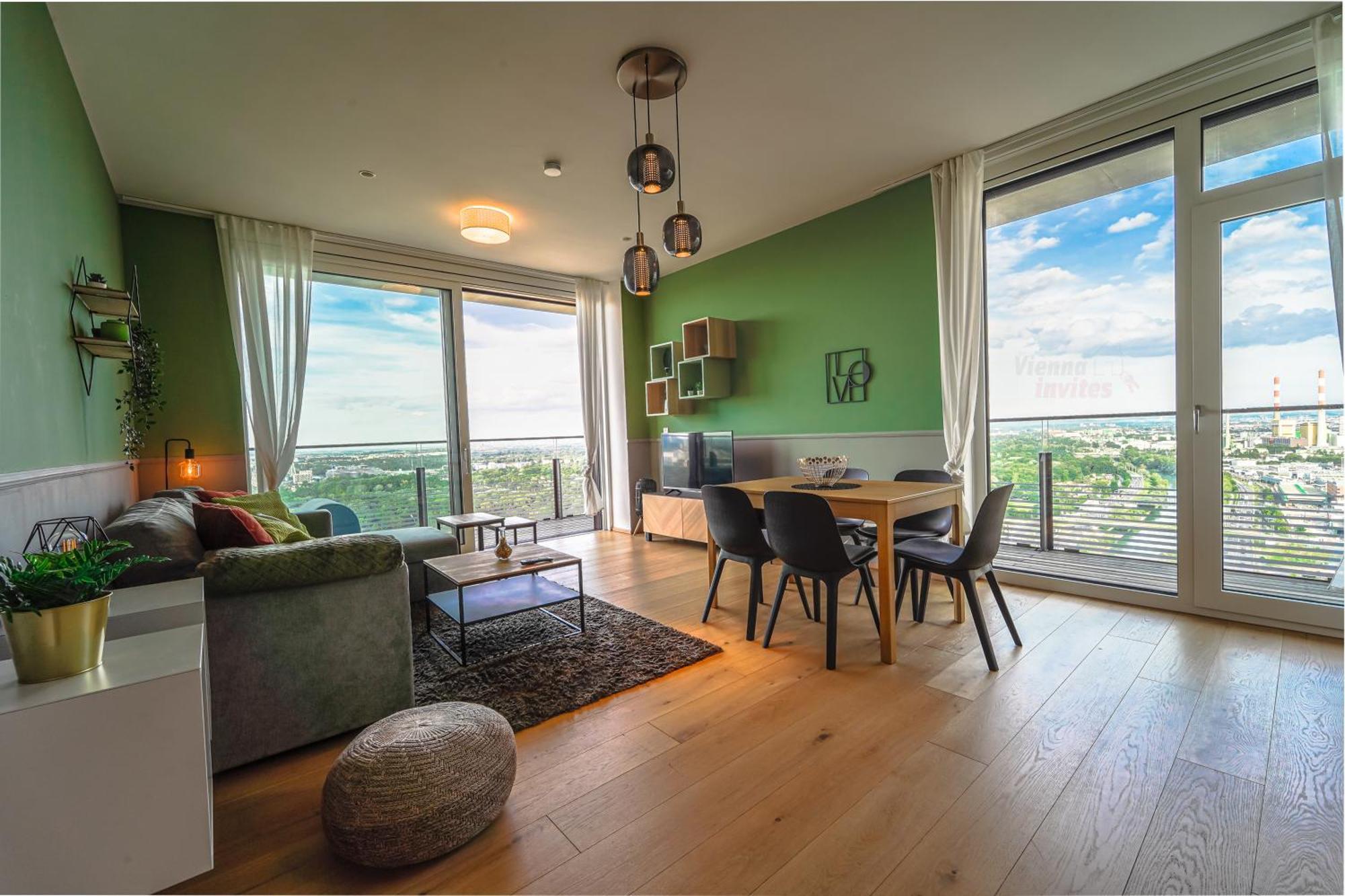 Triiiple 7Heaven - Amazing View On Top Floor With Rooftop Pool Viena Exterior foto