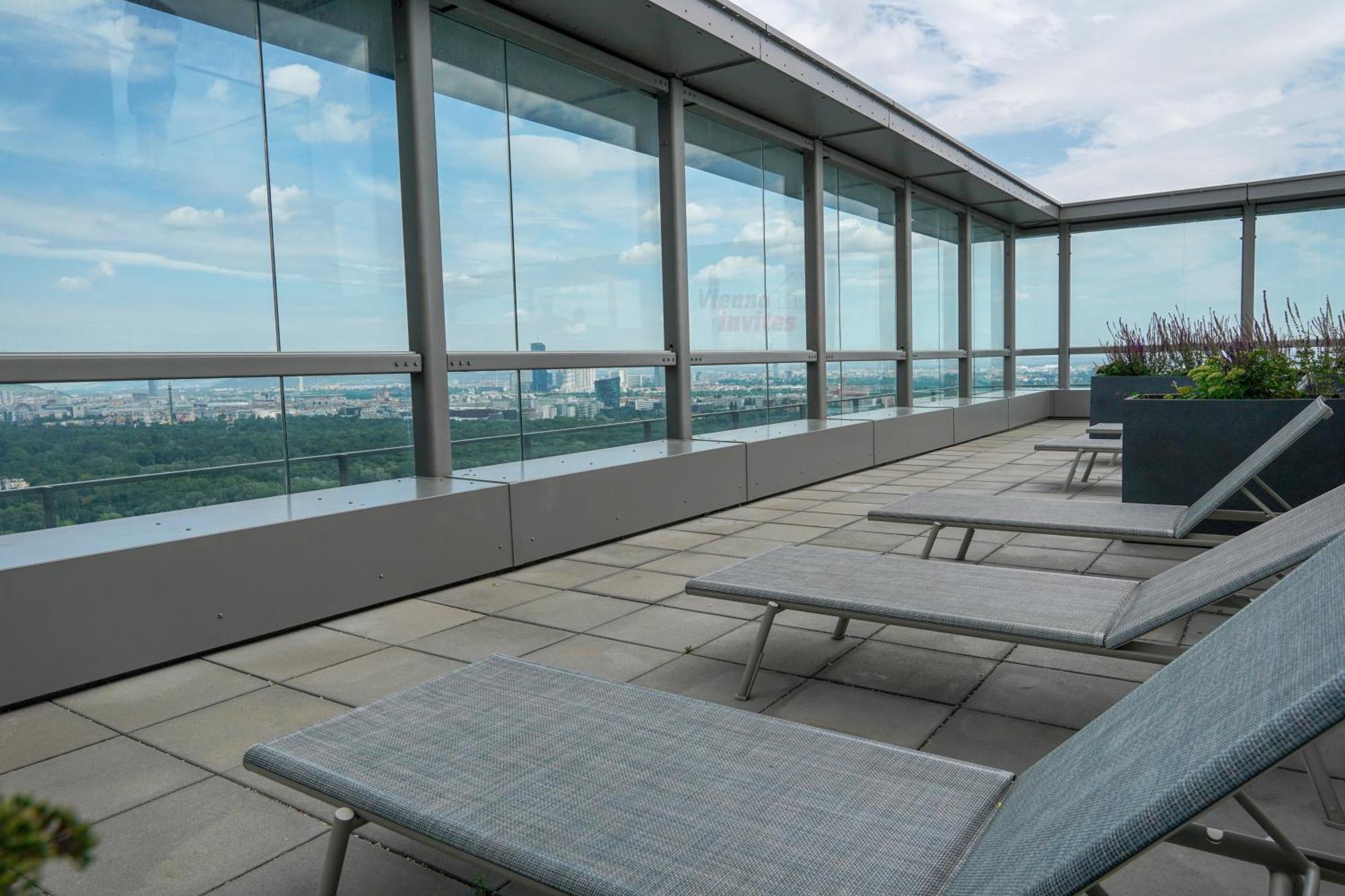 Triiiple 7Heaven - Amazing View On Top Floor With Rooftop Pool Viena Exterior foto